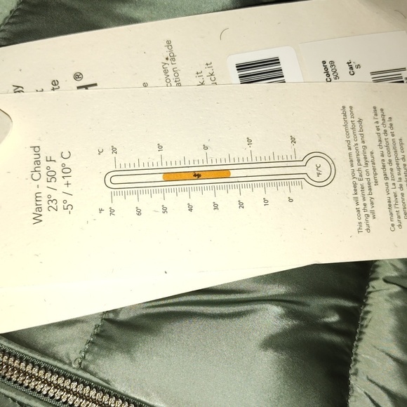 🆕 🦆 SAVE THE DUCK Elsie Jacket-Seaweed Green - Picture 9 of 11